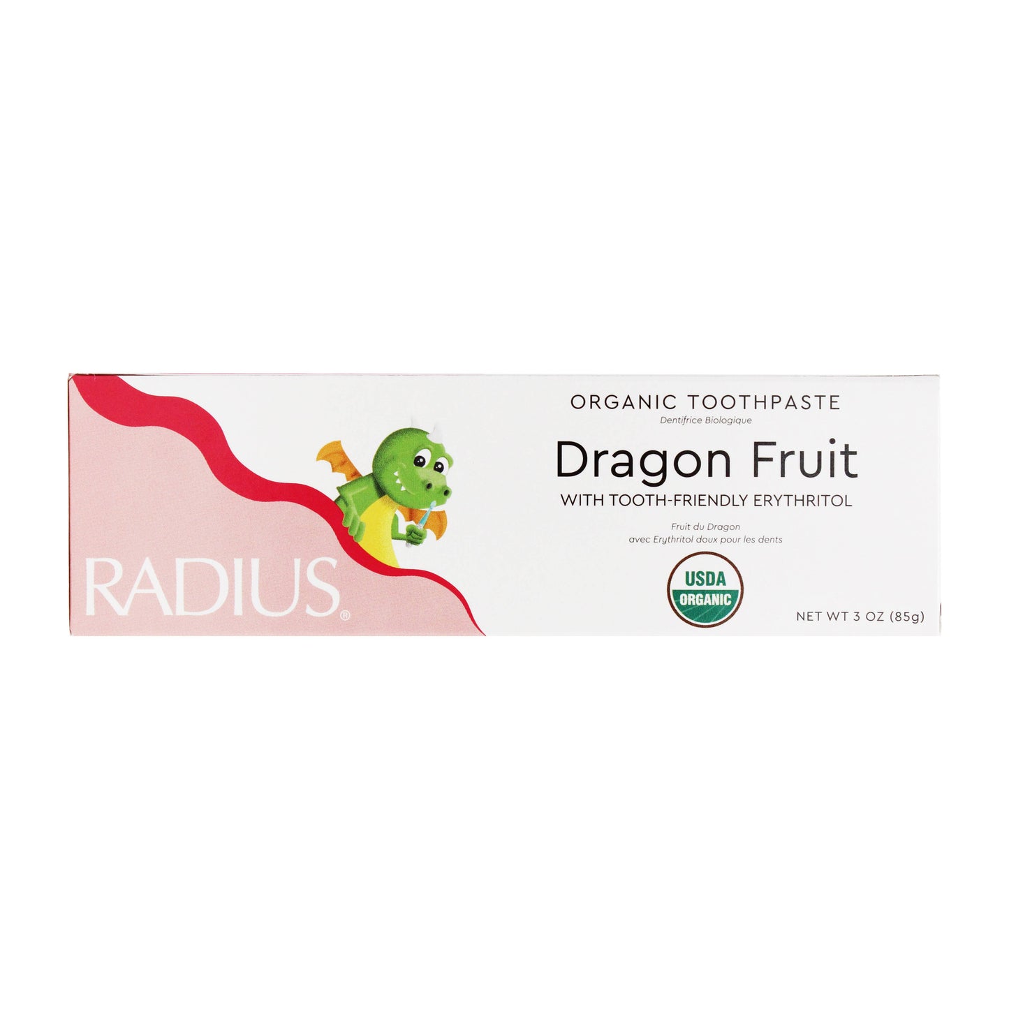USDA Organic Children's Dragon Fruit Toothpaste, 6 mo +, 3oz