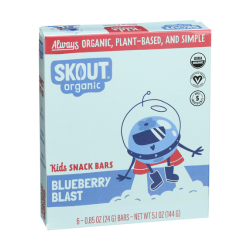 Skout Organic Blueberry Blast Kids Snack Bar | Nut-Free