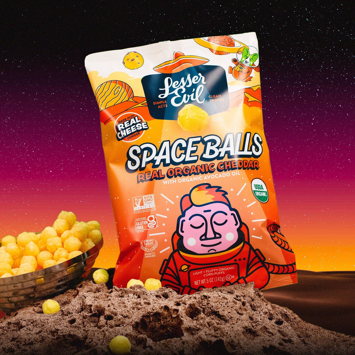 Space Balls, Real Cheese 5oz