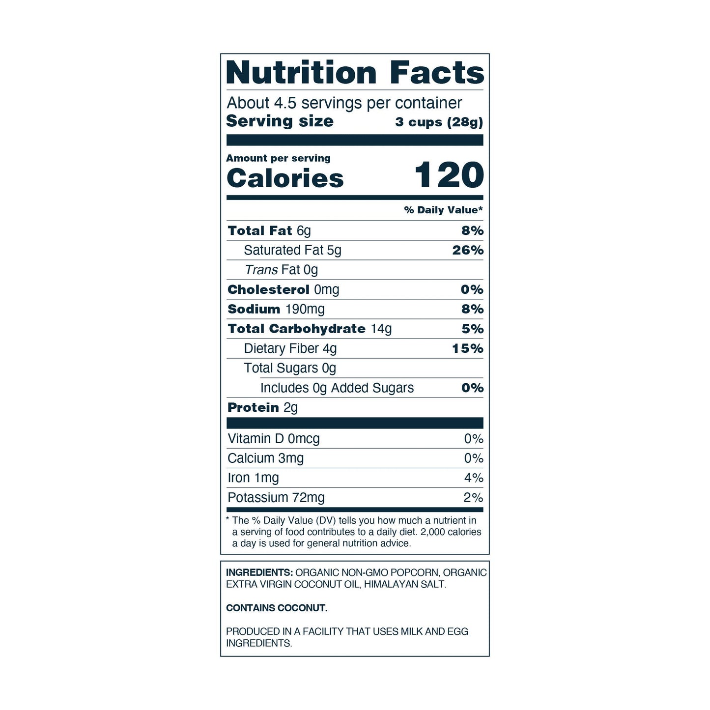 Organic Popcorn, Himalayan Pink 4.6 oz